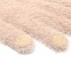 Guante peludito liso mujer x1u