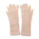 Guante peludito liso mujer x1u