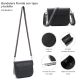 Bandolera Florida con tapa y bolsillo delantero 23x18x8cm x1 u