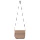 Bandolera Florida con tapa y bolsillo delantero 23x18x8cm x1u