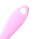 Cepillo de pelo forma corazon con glitter x1u