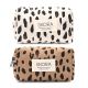 Portacosmetico corderoy animal print 20x11cm x1u