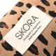 Portacosmetico corderoy animal print 20x11cm x1u