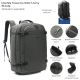 Mochila Travel Go WDLT Army 18 pulg compartimento acolchado portanotebook.expandible. bolsillo ocu