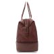 Bolso Weekender Skora Bs As Chocolate 16 pulg con compartimento acolchado portaipad, bolsillo con