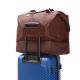 Bolso Weekender Skora Bs As Chocolate 16 pulg con compartimento acolchado portaipad, bolsillo con