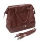 Bolso Weekender Skora Bs As Chocolate 16 pulg con compartimento acolchado portaipad, bolsillo con
