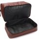 Bolso Weekender Skora Bs As Chocolate 16 pulg con compartimento acolchado portaipad, bolsillo con