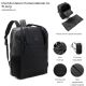 Matero mochila portanotebook 40x31x18cm 16 pulg. con accesorio separador. Tela impermeable; x1u