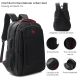 Mochila Portanotebook Urban Red 18 pulg con dos compartimentos. Cierre principal reforzado.Bolsillo