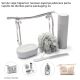 Set de viaje higienico neceser esponja jabonera porta cepillo de dientes peine packaging x4u