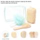 Set de viaje de ducha neceser esponja de baño cepillo esponja exfoliante x3u