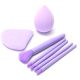 Set maquillaje brochas y esponjas packaging 7u