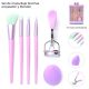 Set de maquillaje brochas arqueador y blender x6u