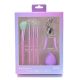 Set de maquillaje brochas arqueador y blender x6u