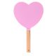 Espejo corazon con mango de madera x1u