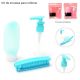Kit de envases para rellenar y peine x3u