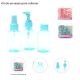 Kit de envases para rellenar x3u