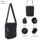 Morral 23x18x7cm doble compartimento. Bolsillo Frontal; x1u
