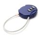Candado redondo con combinacion numerica con cable de acero Wanderlust 14.9x3.7x1.2cm - x1u