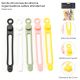 Set de 20 correas de silicona organizadoras cables Wanderlust 10.6x1.1cm - x1u