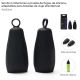 Set de 2 covertores a prueba de fugas.de silicona. adaptables para botellas de viaje Wanderlust 9.