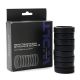 Protector de ruedas de valijas de siliconaWanderlust 8 pcs 4 pares 5.2cm diametro x1.4cm - x1u