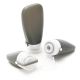 Set Envases Para Rellenar Viaje Gris x 3 Unidades de 30. 60. 90 ml de silicona con traba Wanderlu
