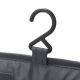 Neceser Wanderlust Gris oscuro con varios compartimentos con cierre y gancho para colgar 41x23.5x8.