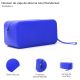 Neceser de viaje de silicona Azul Wanderlust 19x9.7x10cm - x1u
