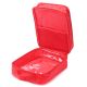 Organizador Wanderlust Cherry con varios compartimentos con cierre 28.4x21x13.5cm - x1u