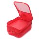 Organizador Wanderlust Cherry con varios compartimentos con cierre 28.4x21x13.5cm - x1u