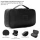 Organizador Wanderlust Negro con varios compartimentos con cierre 26x14x8.5cm - x1u