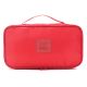 Organizador Wanderlust Cherry con varios compartimentos con cierre 26x14x8.5cm - x1u