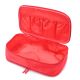 Organizador Wanderlust Cherry con varios compartimentos con cierre 26x14x8.5cm - x1u