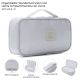 Organizador Wanderlust Gris con varios compartimentos con cierre 26x14x8.5cm - x1u