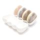 Set de 4 contenedores redondos recargables con estuche Wanderlust 7.5x6.9x12.7cm - x1u