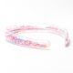 Vincha infantil rigida plastica lentejuelas x1u