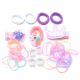 Caja forma unicornio con accesorios para el pelo x1u