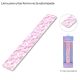 Lima para uñas rectangular estampada x1u