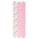 Set lima para uñas recta estampada x3u