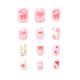 Set uñas postizas infantiles x3 x12u