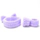Set skincare vincha y muñequeras x3u