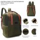 Mochila matero con portanotebook WDLT Urban Nobuk 40x31x18cm x1u