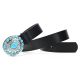Cinto boho hebilla con piedras turquesa SKR 3.8cm x1u