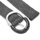 Cinto tejido SKR con hebilla oval 3.8cm x1u