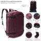 Mochila Travel SKR Chocolate compartimento acolchado portanotebook,expandible,bolsillo oculto en es