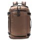 Mochila Travel SKR Camel con apertura frontal,compartimento portanotebook,bolsillo lateral antirro
