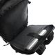 Mochila Travel SKR Negro con apertura frontal,compartimento portanotebook,bolsillo lateral antirro