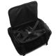 Mochila Travel SKR Negro con apertura frontal,compartimento portanotebook,bolsillo lateral antirro